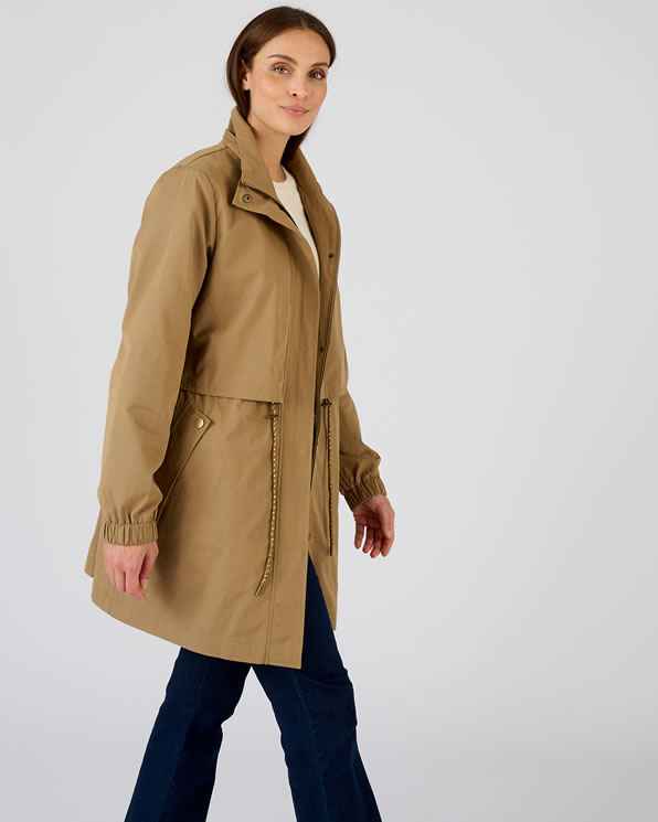 Parka toucher velouté