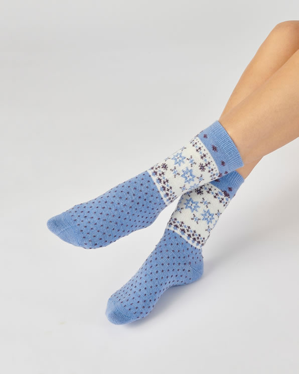 Lot de 2 paires de chaussettes maille laineuse Thermolactyl