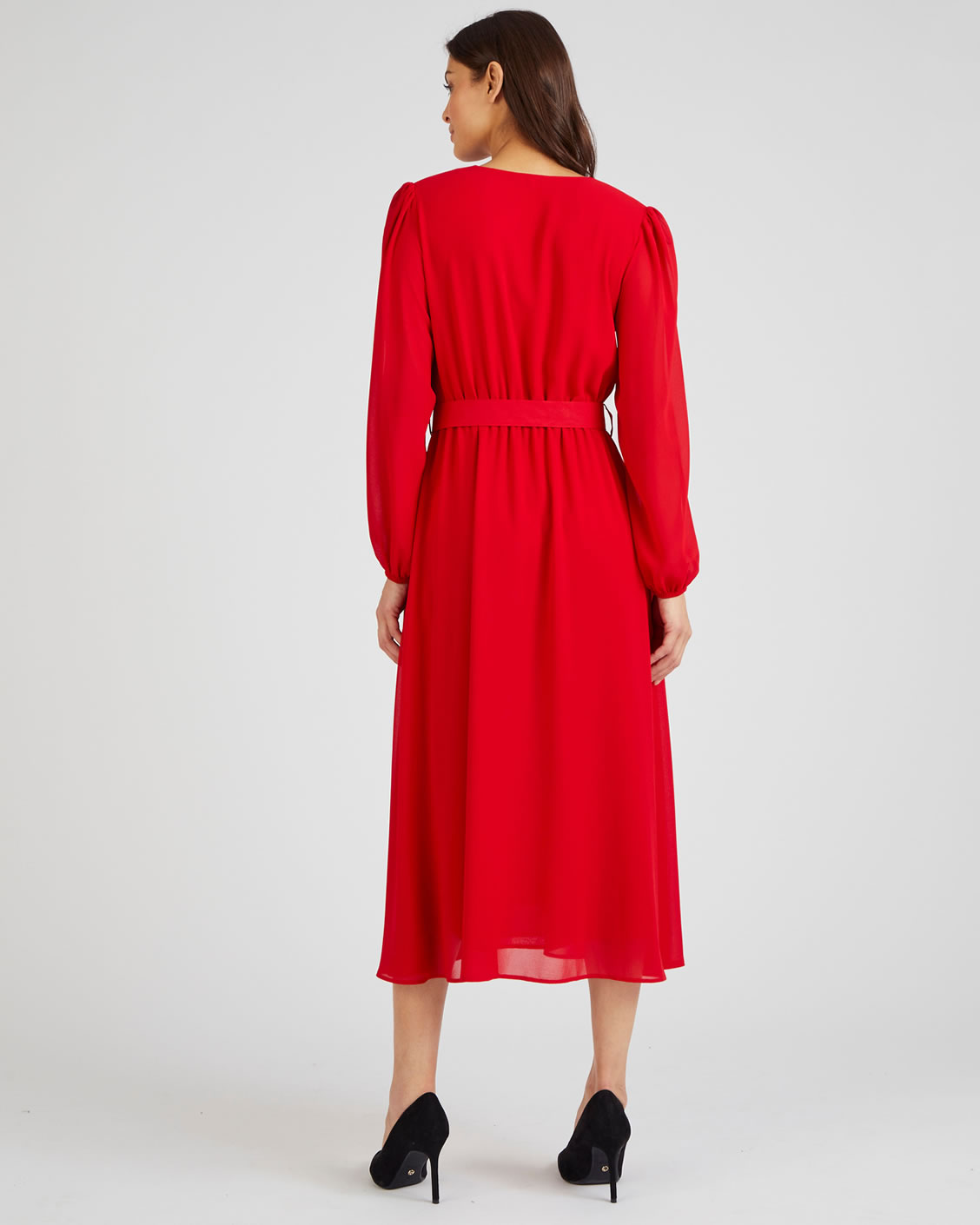 Robe longue taille élastiquée